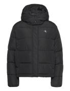 Calvin Klein Jeans Matte Monologo Nd Short Puffer Svart