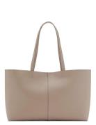 Mango Shopper Bag With Double Handle Beige