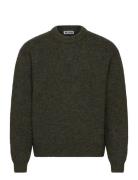 Weekday Regular Knitted Wool-Blend Sweater Grön