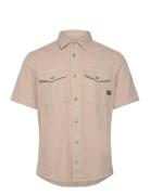 G-Star Marine Slim Shirt S\S Beige