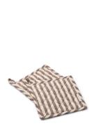 STUDIO FEDER Ada Pot Holder 2-Pack Brun