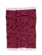 Marimekko Home Rws Piirtounikko Throw 130X170 Burgundy