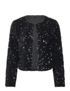 Vero Moda Vmbella Ls O-Neck Short Sq Cardigan Jrs Svart