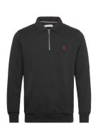 U.S. Polo Assn. Theodor Reg Hz Uspa M Sweat Svart