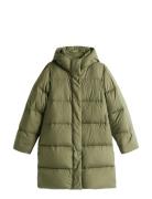 Tommy Hilfiger Modern Down Reg Coat Khaki Green