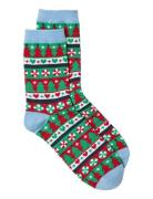 Vero Moda Vmelf Socks Xmas Blå