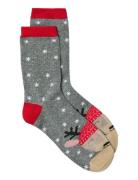 Vero Moda Vmelf Socks Xmas Grå