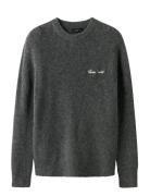 LMTD Nlmreave Ls O-Neck Knit Grå