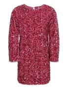 Kids Only Kogconfidence Life Ls Seq Flrd Dress Jrs Rosa