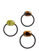 Pieces Pcomega Hair Elastic 3-Pack D2D Svart