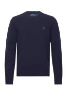 Polo Ralph Lauren Wool-Cashmere Crewneck Sweater Marinblå