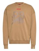 HUGO Crewneck Wash_01-Rb2 Brun