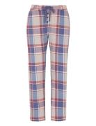 Damella Of Sweden Flannel Pyjamas Trousers Blå