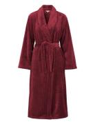 Damella Of Sweden Fleece Robe Burgundy