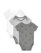 Nike 3R-3Pk Bodysuit Multi/patterned