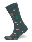 Lindbergh Christmas Bamboo Sock Grön