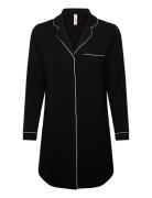 Hunkemöller Shirtdress Ls Jersey Essential Svart