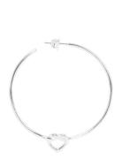 Jane Koenig Big Tied Heart Hoop Silver