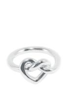 Jane Koenig Big Tied Heart Ring Silver