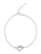 Jane Koenig Tied Heart Bracelet Silver