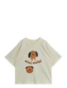 Mini Rodini Doggies Sp Ss Tee Kräm