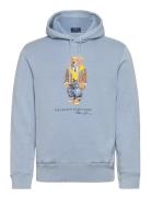 Polo Ralph Lauren Polo Bear Garment-Dyed Fleece Hoodie Blå