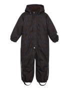 Minymo Snow Suit Aop Brun