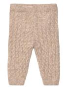 Mango Knitted Leggings Beige