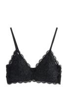 Lindex Bra Bralette Soft Top Iris Lac Svart