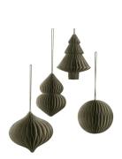 Broste Copenhagen Christmas Mix Ornaments Khaki Green