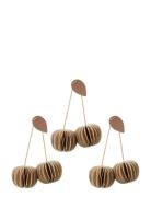 Broste Copenhagen Cherry Ornaments Brun