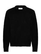 Jack & J S Jormeadows Knit Boucle Crew Neck Svart