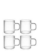 Dorre Gina Glass Mug Capacity Approx. 0.18 L 4-Pack Nude
