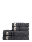 GANT 4-Pack Archive Shield Towel Grå