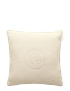 GANT Tonal Crest Cushion Beige