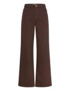 Mango Danila High-Waisted Wide-Leg Jeans Brun