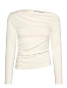 Mango Long-Sleeved T-Shirt With Asymmetrical Neckline Vit