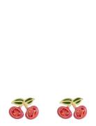 Coach Accessories Coach Cherry Stud Earrings Röd