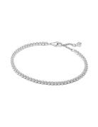 Pandora Sterling Silver Tennis Bracelet With Clear Cubic Zirconia Silv...