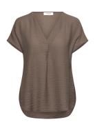 Rosemunde Rwroa Sl Regular Blouse Brun