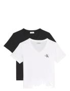 Calvin Klein Jeans Monologo Vnk 2Pack Tee Vit