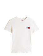 Tommy Jeans Tjm Slim Essential Flag Tee Ext Kräm