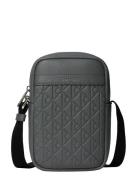 Calvin Klein Emblem Aop Emboss Slim Reporter Grå