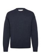 Hollister Long Sleeve Jersey Crew Marinblå