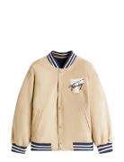 Tommy Hilfiger Reversible Bomber Jacket Beige