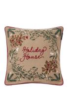 Lexington Home Holiday House Wool Mix Pillow Cover Beige