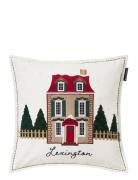 Lexington Home House Organic Cotton Velvet Pillow Cover Vit