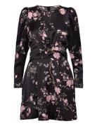 By Ti Mo Satin Mini Dress Svart