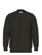 Selected Slhhenny Ls Knit Relaxed Crew Neck Brun