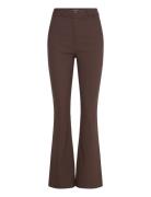 Minus Mscarma Flared Graphic Pants Brun